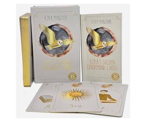 Azra’s Golden Lenormand Cards Deck - AGM Esoteric Fortune Telling Oracle