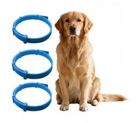 Azragon Calming Collar for Dogs with Pheromones - 60-Day Anxiety Relief for Large, Medium & Small Dogs, Adjustable Durable Collar with Secure Buckle, Vet-Recommended Alternative (Blue, 3-Pack)