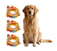 Azragon Calming Collar for Dogs with Pheromones and Waterproof - 8 Mouths Anxiety Relief for Dogs and Cats, Adjustable Durable Collar with Secure Buckle, Vet-Recommended Alternative(Rainbow, 3-Pack)