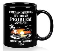 Azrra 2026 Retirement Gifts for Men Women, 11 oz Ceramic Coffee Mug