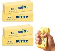 Azruma Butter Squishy,Butter Stick Stress Squishy Stress Toy,Anxiety Relief Fidget Toy Sensory Toys For Adults & Kids,Realistic Fidget Toys,Funny-Themed Office Decor