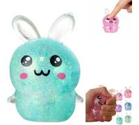 Azruma Easter Bunny Squishy,Bunny Squishy Stress Ball Realistic Design, Slow-Rebound Shapeable Squeeze Ball Sensory Fidget Toy Relieves Stress for Kids and Adults,Easters Party Favors