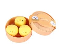 Azruma Mystery Dumpling Squishy, Squishy Dumpling Toy Stress Ball with Steamer Box Anxiety Relief Fidget Toy Sensory Toys For Adults & Kid,Novelty Dumplings Gifts for Decompression