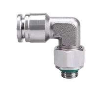 AZSHIW 10Pcs 304 Stainless Steel Pneumatic Hose Fitting PL Air Tube Connector 1/8 1/4 3/8 1/2 Quick Release Pipe Fittings 4mm 6mm 8mm(PL6-G01,50 Pcs)