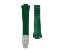 AZSHIW 11mm 12mm CTS Fluororubber Watch Strap Compatible With Tissot PRX T137/407410 Quick Release Butterfly Buckle FKM