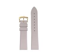 AZSHIW 15.5/17.5mm FKM Quick Release Watchband Compatible With Cartier Santos Dumont Series Strap Watch Needle Buckle Rubber Bracelet(Starlight -gold,15.5mm-width)