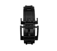 AZSHIW 16mm 18mm Spring Deployant Buckle Compatible With Rolex Compatible With Omega Compatible With Cartier Watch 316L Stainless Steel Clasp Strap(Black,18mm)
