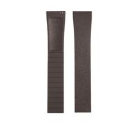 AZSHIW 18mm To 22mm CTS FKM Watch Strap Quick Release Design Compatible With Bretiling Compatible With Tudor Compatible With Longines Men's(Brown,20MM_SILVER BUCKLE)