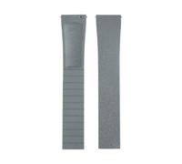 AZSHIW 18mm To 22mm CTS FKM Watch Strap Quick Release Design Compatible With Bretiling Compatible With Tudor Compatible With Longines Men's(Gray,21MM_SILVER BUCKLE)