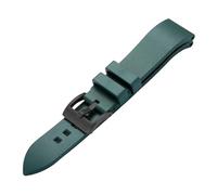 AZSHIW 21MM Silicone Rubber Watch Strap Compatible With RADO CAPTAIN COOK Diving Bracelet Black Green Bluewatch(Green black,19mm)