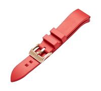 AZSHIW 21MM Silicone Rubber Watch Strap Compatible With RADO CAPTAIN COOK Diving Bracelet Black Green Bluewatch(Red rose,21mm)