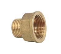 AZSHIW Compatible with Brass 3/8 1/2 3/4 Inch to M22 M18 M14 Thread Connector Female Male Water Tap Repair Extend Kitchen Bathroom Tube Adapter(M)