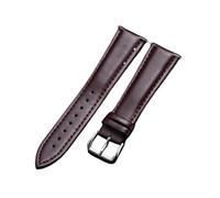 AZSHIW Compatible With Business Soft Watchband Leather Strap Calfskin Men Women Watch Band Watch Accessories Bracelet 16mm 18mm 20mm 22mm 24mm(All Brown,22mm)