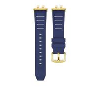AZSHIW Compatible With Casio GMW-B5000 GM-B2100 GMB2100 GMC-B2100 MRG-B2100D Watch Band Rubber Strap Link Replacement Bracelet(DBlue gold link)