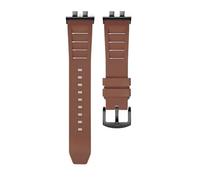 AZSHIW Compatible With Casio GMW-B5000 GM-B2100 GMB2100 GMC-B2100 MRG-B2100D Watch Band Rubber Strap Link Replacement Bracelet(Brown BK link)