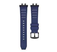 AZSHIW Compatible With Casio GMW-B5000 GM-B2100 GMB2100 GMC-B2100 MRG-B2100D Watch Band Rubber Strap Link Replacement Bracelet(DBlue BK link)