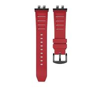 AZSHIW Compatible With Casio GMW-B5000 GM-B2100 GMB2100 GMC-B2100 MRG-B2100D Watch Band Rubber Strap Link Replacement Bracelet(Red BK link)