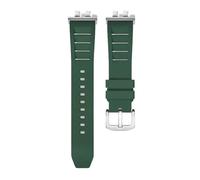 AZSHIW Compatible With Casio GMW-B5000 GM-B2100 GMB2100 GMC-B2100 MRG-B2100D Watch Band Rubber Strap Link Replacement Bracelet(Green SR link)