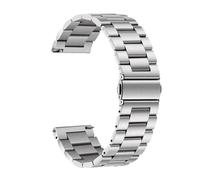 AZSHIW Compatible With Casio PROTREK Mountain Climbing Series PRW-60/PRW-70/PRW-50Y Stainless Steel Metal Watch Strap 23mmBlack Silver Band(A Silver)
