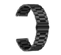 AZSHIW Compatible With Casio PROTREK Mountain Climbing Series PRW-60/PRW-70/PRW-50Y Stainless Steel Metal Watch Strap 23mmBlack Silver Band(A Black)