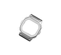 AZSHIW Compatible With DW5600 metal case+strap Compatible With Casio G-SHOCK DW-5600 GW-M5610 GW-B5600 personalized modification DIY set watch parts accessories(Steel-watch case,5610mm)