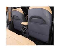 AZSHIW Compatible With Geely Atlas Boyue L 2023-2024 Interior Accessories Brown Leather Car Front Seat Rear Anti Kick Dust Board Pad Frame Cover(Blue Style)