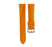 AZSHIW Compatible With Omega Constellation Compatible With Cartier Compatible With Breguet 14mm 15mm 16mm 17mm 18mm FKM Rubber Watch Strap Women Multiple Color(Orange,16mmx14mm)