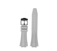 AZSHIW Men Rubber Watchband Strap Compatible With G-SHOCK GA2100 GA2110 GM2110 Series Silicone Watch Bracelet 16mm(Grey black)