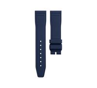 AZSHIW Replacement Quick Release FKM Rubber Strap Compatible With IWC Pilot/Portofino | 20mm Fluorine Elastomer Band 41mm(Dark Blue,Rose Pin Buckle)