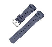 AZSHIW Resin Solid Stainless Steel Buckle Watch Strap Compatible With Casio GSHock Strap Dw5600 Gw5000 Gw5035 DW-6900 Series Watchband(Dark Blue-Steel-K5)