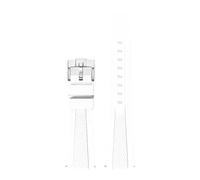 AZSHIW Silicone Rubber Watch Band Compatible With Longines 20mm 20mm Universal Quick Release Strap Men Women Replace Wrist Bracelet(White,20mm)