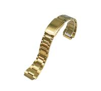 AZSHIW Stainless Steel Solid Watch Strap Compatible With Casio AE1200WH Royale Mod Brushed Polished Bracelet Metal Case Straps(Glod Brushed)