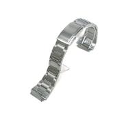 AZSHIW Stainless Steel Solid Watch Strap Compatible With Casio AE1200WH Royale Mod Brushed Polished Bracelet Metal Case Straps(Silver Brushed)