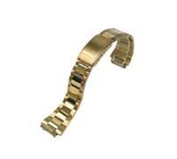 AZSHIW Stainless Steel Solid Watch Strap Compatible With Casio AE1200WH Royale Mod Brushed Polished Bracelet Metal Case Straps(Glod Polish)