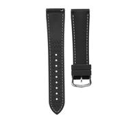 AZSHIW Universal Fkm Rubber Watch Strap Quick Release Compatible With Rolex Compatible With Cartier 316 Stainless Steel Buckle(Black,22MM_SILVER FOLD BUCKLE)