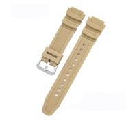 AZSHIW Watch Strap 18mm Compatible With Casio G-Shock AE-1000W 1200 1300 AQ-S810W SGW-400H W-735H Men Rubber Silicone Band