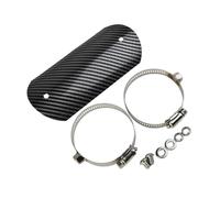 AZSUL Universal Motorcycle Protector Exhaust Heat Shield Look Guard Middle Pipe Exhaust Heat Shield