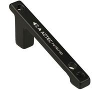 Aztec Post-Post 180mm Front Brake Caliper Adapter in Black one size
