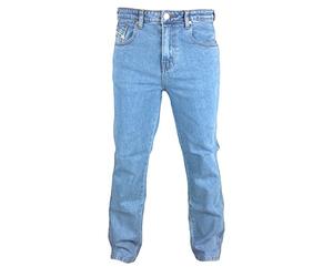 Aztec Basic Skinny Fit Stretch Jeans Blue Black Slim