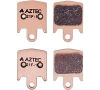 Aztec Bicycle Cycle Sintered Disc Brake Pads For Hope M4 / E4 / DH4 Gold - Pair