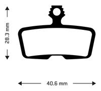 Aztec Organic disc brake pads for Avid Code 2011+