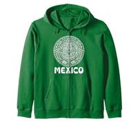 Aztec Calendar Futbol Mexico Soccer Fan Mexican Pride 2026 Zip Hoodie