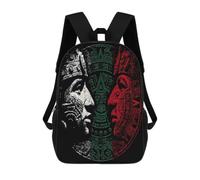 Aztec Calendar Mayan Civilization 17 Inch Laptop Backpack Travel Backpack