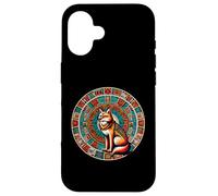 Aztec Coyote And Ancient Mexican History Mayan Calendar Case for iPhone 16