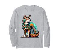 Aztec Coyote and The Maya Yucatan History Chichen Itza Long Sleeve T-Shirt