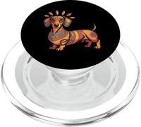 Aztec Dachshund Mexican Mayan Ancient Mythology Art PopSockets PopGrip for MagSafe