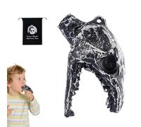 Aztec Death Pipe - Small Howling Whistle Sacred Aztec Whistle | Strange Pipe Prank Toy Halloween Prop Collectible Whistle for Halloween and Mystical Decoration