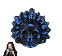 Aztec Death Whistle, 125 dB Loudest Scream Whistles 3D Screaming Whistle Terrifying Sound Screaming Aztec War Whistles, Day of the Dead Hallowmas Gifts for friend" (Blue)