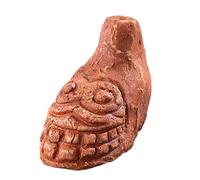 Aztec Death Whistle - 125+ Decibels Loudest Authentic Human Screaming Sound, Ancient AZTEC War Whistle for Halloween & Gifts (Red)