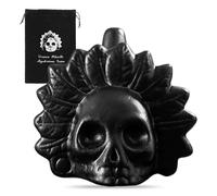 Aztec Death Whistle, 125 Decibels Screaming Demon Whistle with Authentic Human Screams, Aztec Death Whistle - Scary Gift for Halloween and Day of the Dead with Drawstring